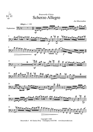 Scherzo Allegro - Euphonium BC