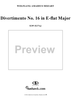 Divertimento No. 16 in E-Flat Major, K289 (K271g) - Score