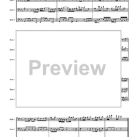 Fugue in c minor, BWV 847 - Score