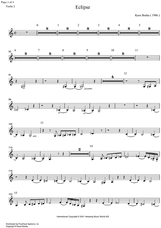 Eclipse - Violin 2
