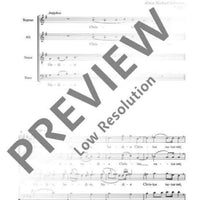 Hodie Christus Natus Est - Choral Score