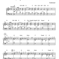 Jolly Old Saint Nicholas - Keyboard or Guitar