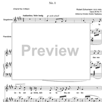 Lied der Braut No. 1 Op.25 No.11