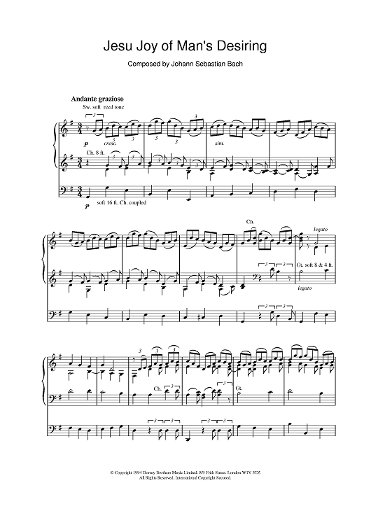 Jesu Joy of Man's Desiring