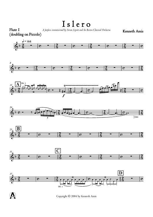 Islero - Flute 1
