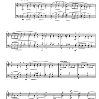 Praeludium IV Op.46d - Score