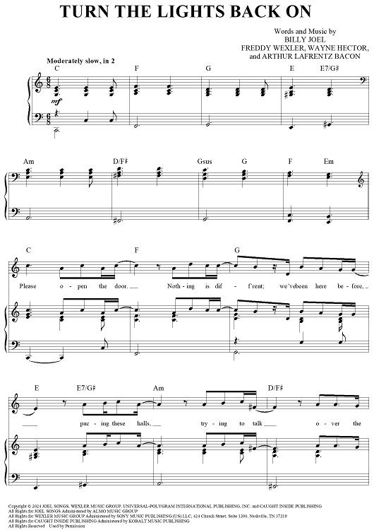 Turn The Lights Back On