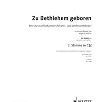 Zu Bethlehem geboren - 3rd Part In C (alto Clef): Viola