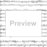 Oboe Quartet, K370, Movement 1 - Score