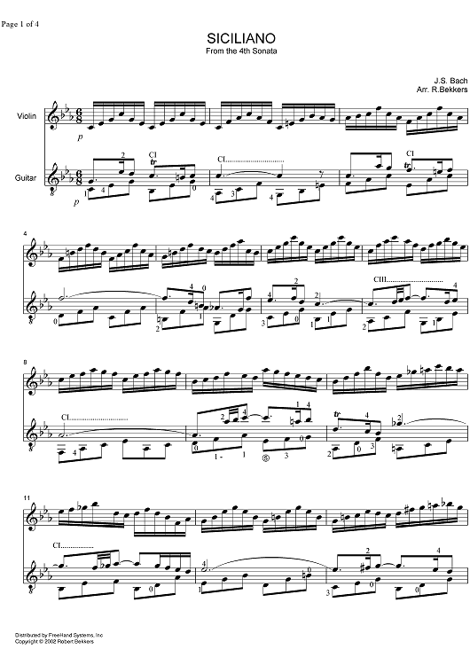 Siciliano BWV 1031