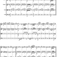 String Quartet No. 6, Movement 3 - Score