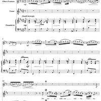 "Die Liebe zieht mit sanften Schritten", Aria, No. 2 from Cantata No. 36/1: "Schwingt freudig euch empor" - Piano Score