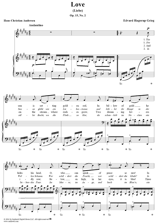 Love, Op. 15, No. 2