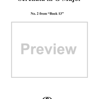 Serenata No. 2 in G Major - Violin 2