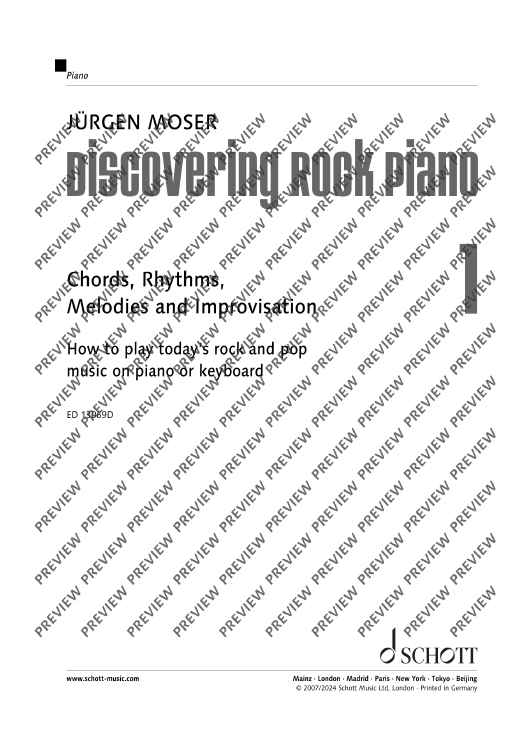 Discovering Rock Piano