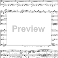 String Quartet No. 13, Movement 6 - Score