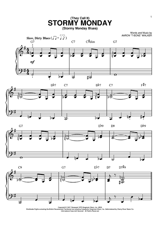 (They Call It) Stormy Monday (Stormy Monday Blues)