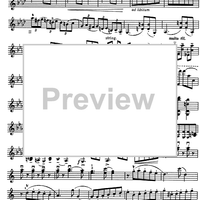 Valse-scherzo for Violin and Orchestra in C major (C-dur) - Violin