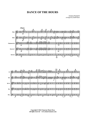 Dance of the Hours - Score