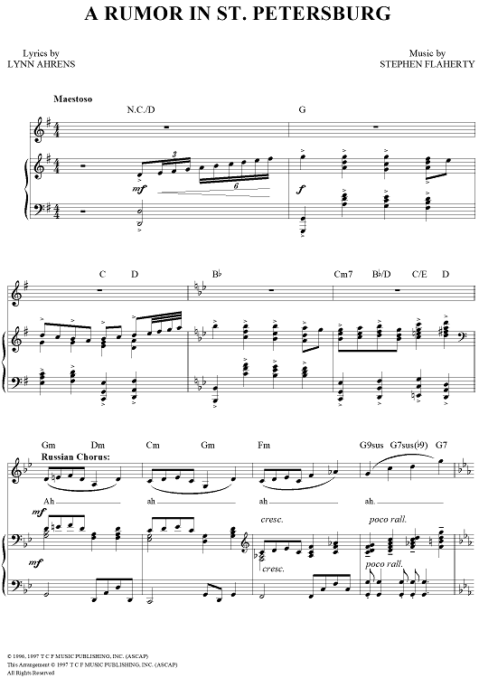 A Rumor in St. Petersburg
