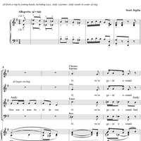 Treemonisha, No. 4: We're Goin' Around