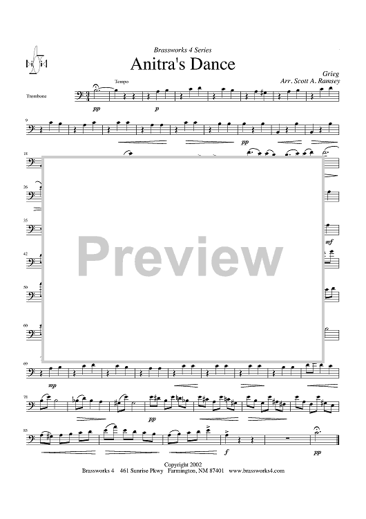 Anitra's Dance - Trombone