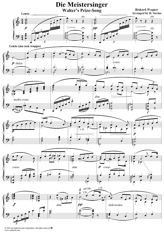 Walter's Prize-Song from "Die Meistersinger"