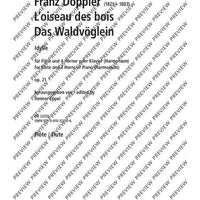 L'Oiseau des bois - Score and Parts