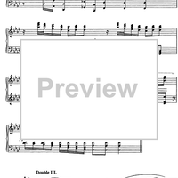 Thème et trois doubles