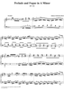 Prelude and Fugue in A Minor, BWV894