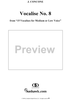 15 Vocalises for Medium or Low Voice, Op. 12: No. 8