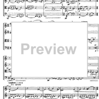 String Quartet No. 3 Op.18 - Score