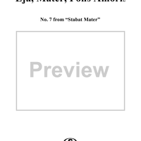 Stabat Mater, No. 7: Eja, mater, fons amoris
