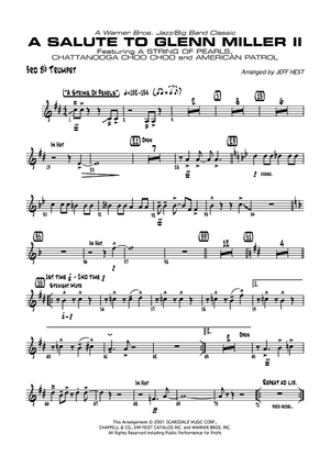 A Salute to Glenn Miller II - B-flat Trumpet 3