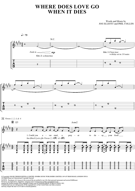 Where Does Love Go When It Dies