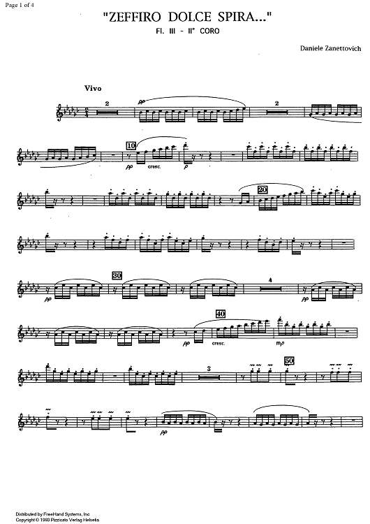 Zeffiro Dolce Spire [set of parts]