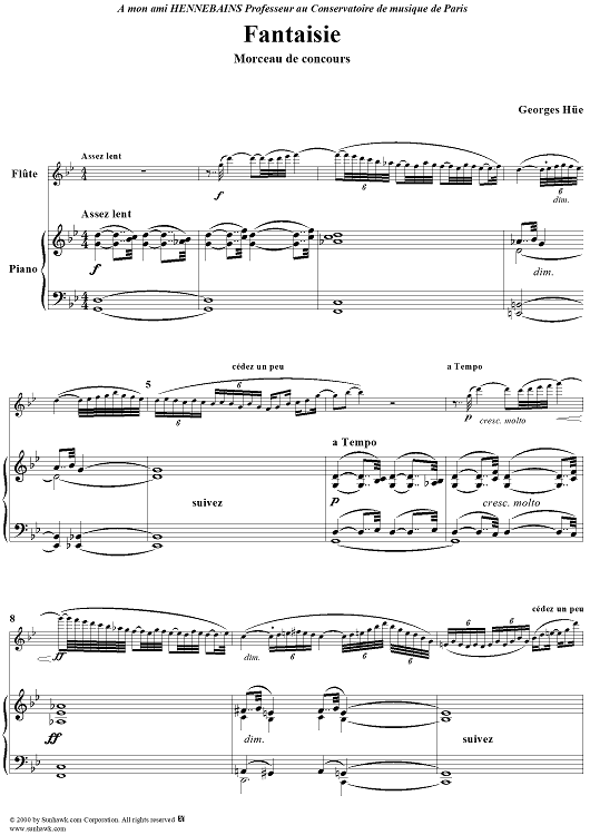 Fantaisie - Piano Score