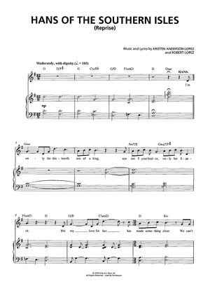 Hans Of The Southern Isles (Reprise) - from Frozen: The Broadway