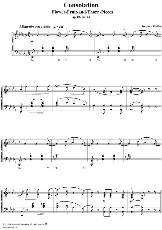 Flower-Fruit-and-Thorn-Pieces (Blumen-Frucht-und-Dornstücke), op. 82 - No. 13. Consolation