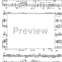 Sonata da camera No. 1 ... meditation and nocturnes - Score
