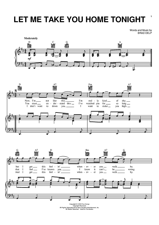 Let Me Take You Home Tonight