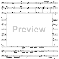 Trio Sonata No. 1 in D Major - Piano Score