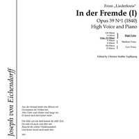 In der Fremde (I) Op.39 No. 1