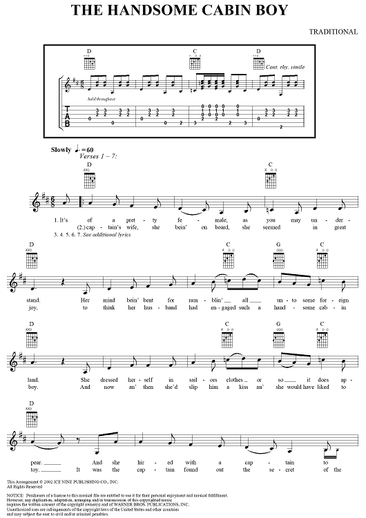 The Handsome Cabin Boy