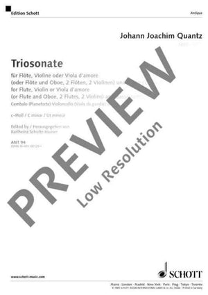 Triosonata C minor - Set of Parts