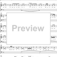 "Se il labbro più non dice", No. 8 from "Ascanio in Alba", Act 1, K111 - Full Score
