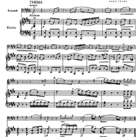 Variations on a Theme by Mozart - Score