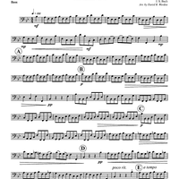 Aria - Duet from Cantata No. 78 - Bass / Bass Ossia