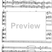 String quartet No. 1 - Score