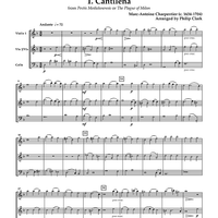 Prelude to Postlude: Ceremonial Music for String Trio - Score